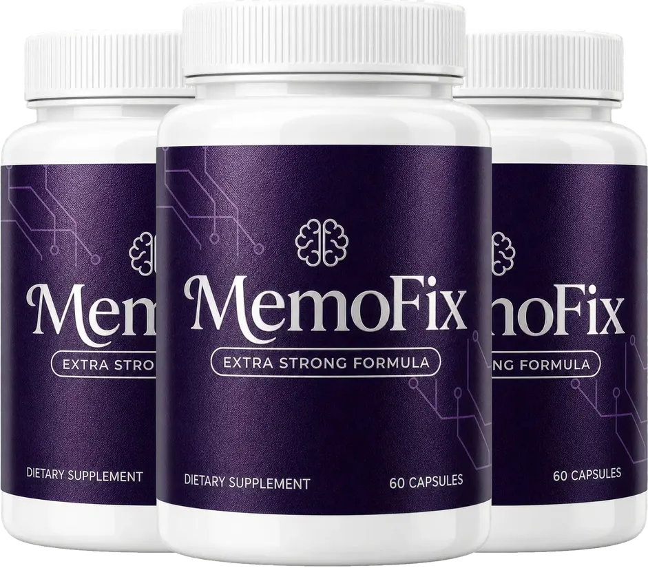 MemoFix 3-bottle memory supplement package